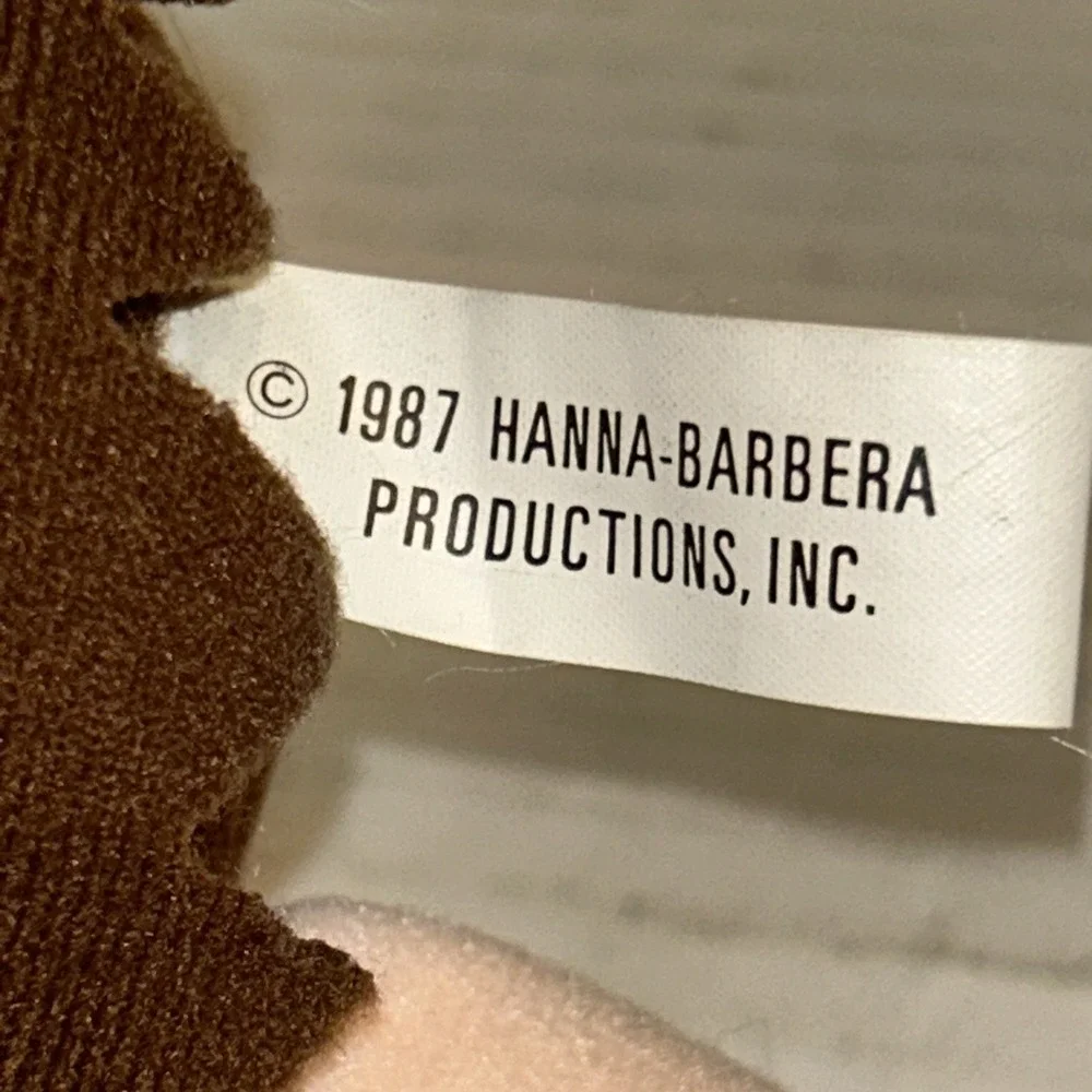 Vintage‎ 1987 Hanna Barbera  Fred Flintstone Barney Rubble Plush Toy P4